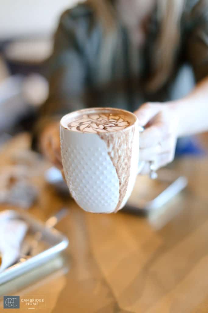 cup of nutella hot chocolate